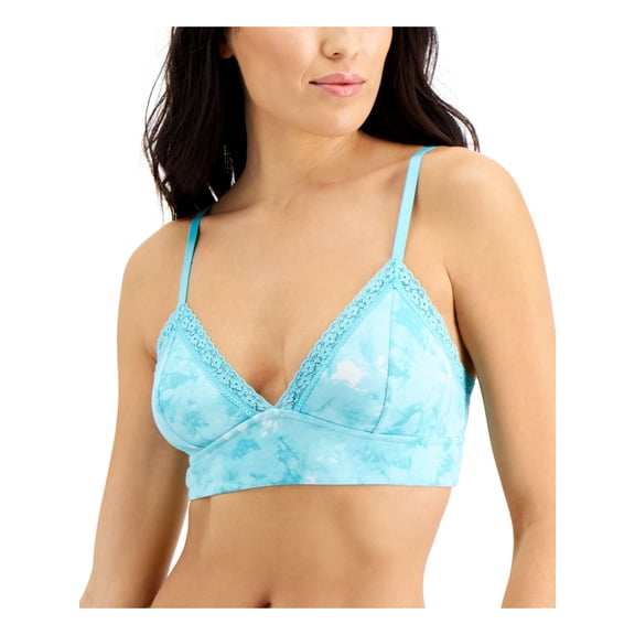 JENNI Intimates Aqua Moderate Support  Moderate Coverage Bralette Bra M