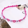 thumbnail image 3 of Daisy Headband Embroidery Flower Hair Bands Cute Flowers Hair Accessories for Women Girls Summer Birthday Party Supplies, 3 of 3