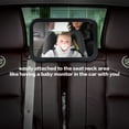 thumbnail image 3 of Shynerk Baby Car Mirror, Rear Facing Car Seat Mirror Safety for Infant Newborn, Baby Mirror with Wide Rearview & 360° Rotation, Shatterproof & Easy Assembled Crash Tested, 3 of 5