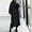 Black women maxi dress a1, variant on Women Summer Cold Shoulder Long Sleeve Maxi Dress Loose Fit Bohemian Casual Travel Dresses Solid Flowy Beach Vacation Outfits, Gray L