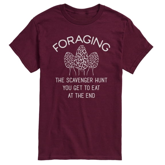 Instant Message - Foraging Morels - Men's Short Sleeve Graphic T-Shirt