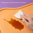 thumbnail image 4 of Aosijia Dog Cat Food Mat Portable Silicone Feeding Placemat for Pets Dogs Bowls Mat Waterproof Heat Resistant Non-Slip Kitchen Table Dining Mat Easy to Clean, 4 of 7