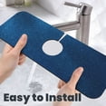 thumbnail image 6 of Kdxio Deep Blue Glitter Pattern Non-Slip Diatom Mud Faucet Drain Pad,Self Absorbent Mat for Kitchen Sink for Variety Kitchen & Bathroom Countertops, 6 of 7