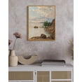 thumbnail image 3 of Drsoum Vintage Coastal Landscape Wall Art 11x14in Natural Framed Rustic Retro Ocean Scenery Prints Farmhouse Classic Decorations for Home Office Bedroom, 3 of 6
