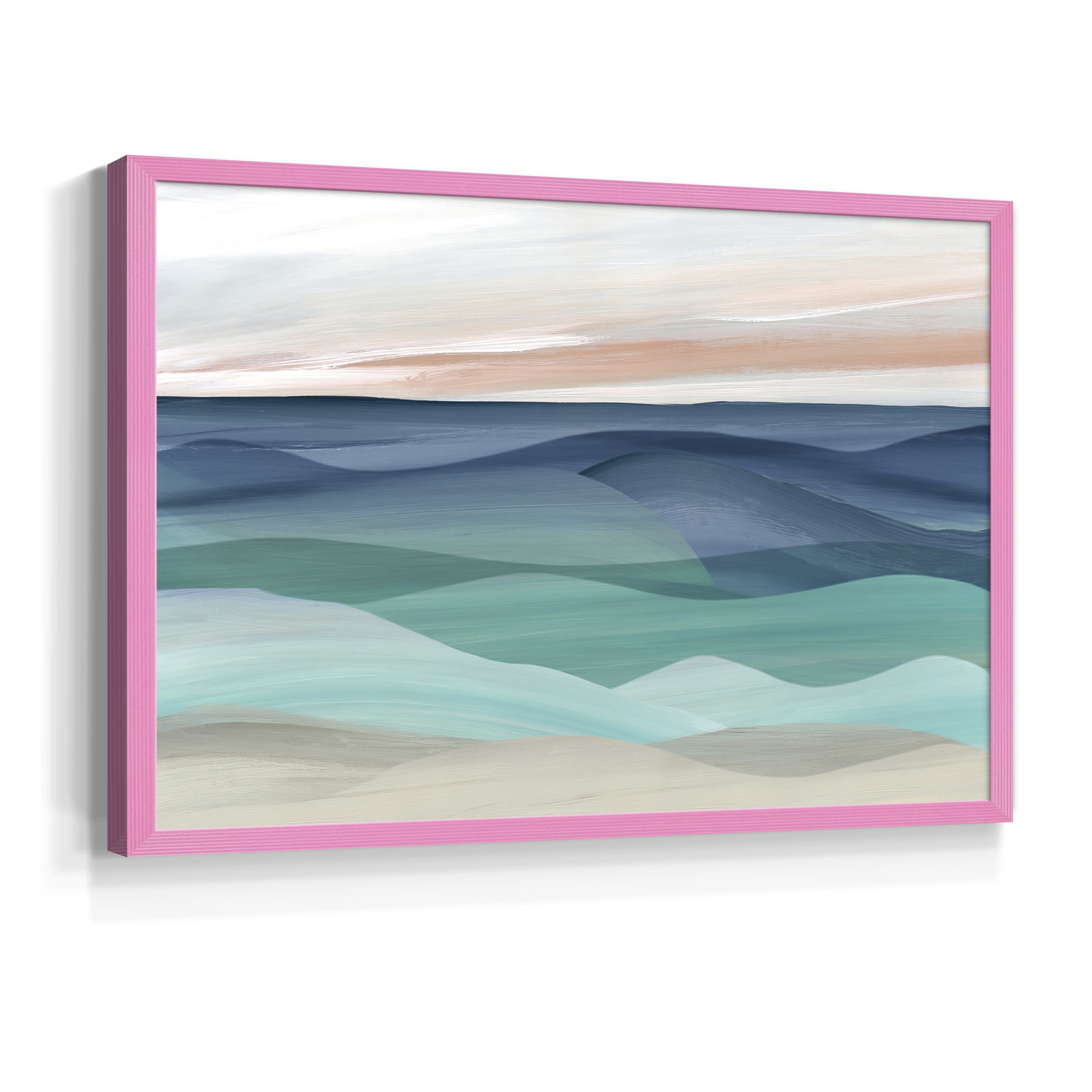 Shifting Seas by Carol Robinson - Restickable Framed Giclée Print