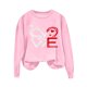 thumbnail image 4 of RKSTN Valentine's Day Sweatshirts for Women Oversized Crewneck Valentines Heart Graphic Print Sweatshirt Womens Casual Plus Size Round Neck Loose Comfy Sweatshirt Fall Spring Clothes Valentine Gift, 4 of 6