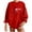 Red, variant on WXLWZYWL Trendy Sweatshirts For Women 2023 Womens Christmas Round-Neck Print Long Sleeve Tops Printed Regular Blouse