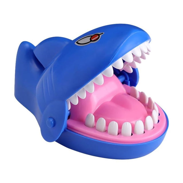 Ruifaya Juguete divertido de dentista de cocodrilo, juego de trucos, juguete para morder el dedo, juego de dedos, juguete para jugar