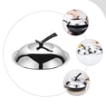 thumbnail image 3 of Stainless Steel Visible Pot Lid, Universal Dome Pan Cover for Wok, Saucepan, Pasta Cooker, Standing Pot Lid for Home Kitchen, 3 of 6