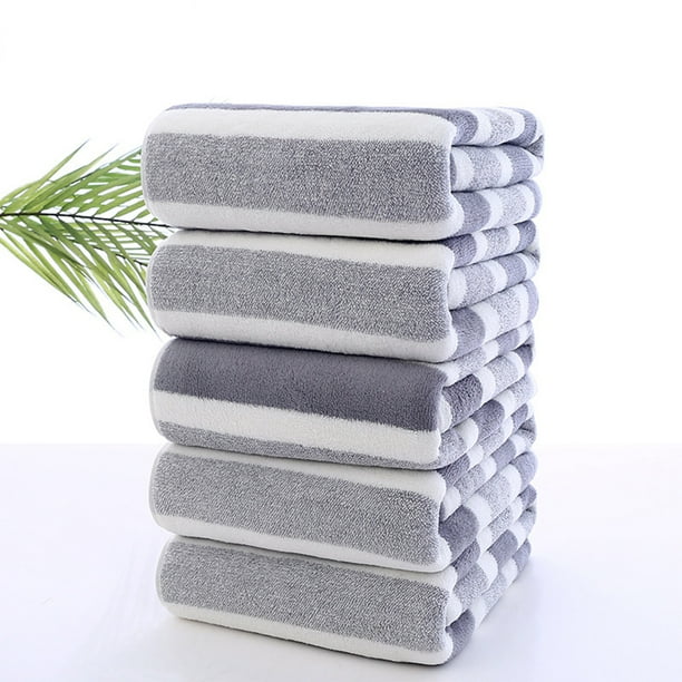 Toalla de baño de terciopelo ampliada, gruesa, absorbente, de secado suave, cómoda para hombres y mujeres.