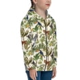 thumbnail image 5 of Pofeuu Jungle Animals Print Teenage Zipper Hoodie Sweatshirts Hooded Casual Jackets With Pocket For Boys Girls-Medium, 5 of 6
