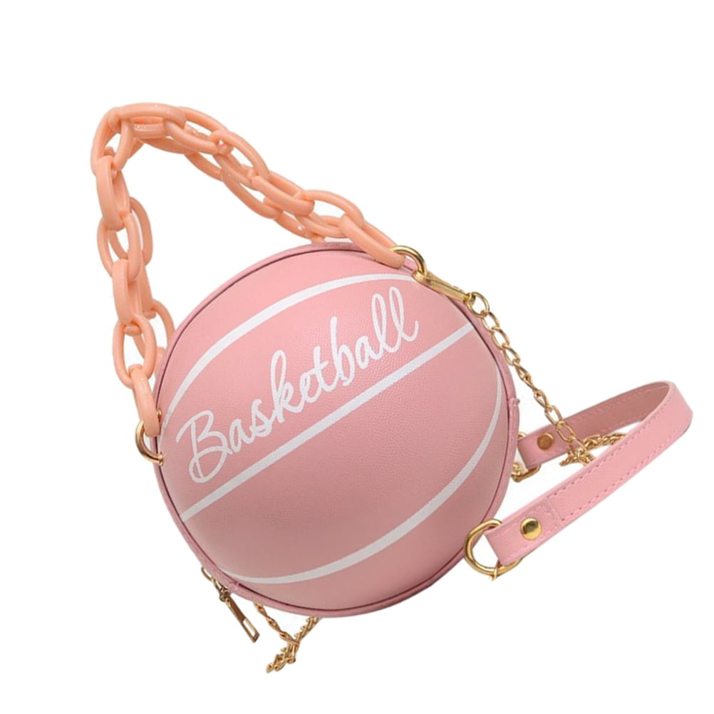 Pink basketball deals purse