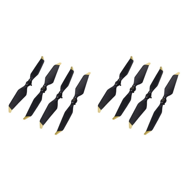 Vogacara Hélice de aire de 4 piezas, hoja UAV, accesorio de alta resistencia, accesorio para Dron, versión platino para 8331 dorado dorado 2piezas Vogacara CBP216817