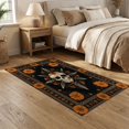 thumbnail image 2 of ODIKA 5'x7' Washable Area Rug Easy Care, Non-Shedding, Pet Friendly, Horror Skull Vintage Spooky Halloween Witchy Witch Ghost Gothic Refined for Small Living Room, Bedroom, 2 of 7