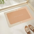 thumbnail image 4 of Ohufall Non Slip Shower Mat Bathroom Rugs Washable Rugs Imitation Diatomite Absorbent Quick Drying Wear Resistant Floor Mat Household Bathroom Living Room, 4 of 8
