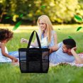 thumbnail image 4 of Durable Mesh Beach Travel Tote Bag with 8 Pockets for Organizing Swim Gear and Accessories, 4 of 7