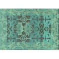 thumbnail image 1 of Ahgly Company Indoor Rectangle Oriental Light Blue Traditional Area Rugs, 7' x 9', 1 of 4