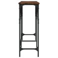 thumbnail image 3 of vidaXL Console Table Smoked Oak 180x29x75 cm Engineered Wood, 3 of 5