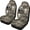 Wolf Camouflage Print, variant on XYZCANDO Stretchable Auto Seat Covers Set Sedan Van Vehicle, Breathable Washable Automotive Accessories Set of 2 Stretchy Cloth Leaves Hunting
