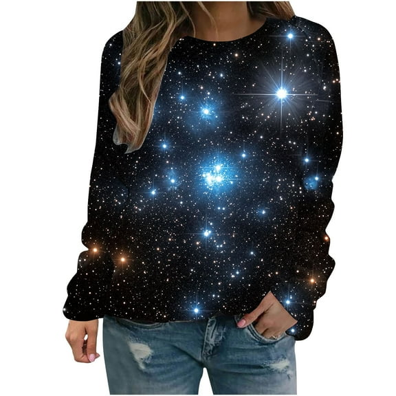 Levmjia Womens Tops Hoodie Long Sleeve Round Neck Cotton Solid Color Casual Blouse Fitted Office Work Shirt Breathable Comfort Travel Relax Loose Fit Stylish