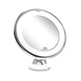 thumbnail image 1 of Led 10x Magnifying Make Up Mirror Can Locking Suction Cup&360degree Rotating Adjustable /travel/bat, 1 of 5