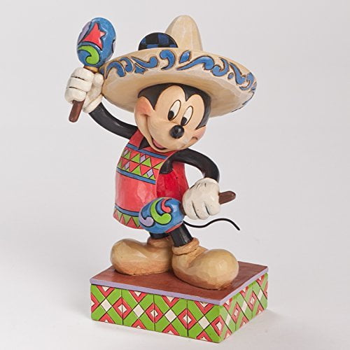 Enesco Disney Traditions by Jim Shore Mickey in Mexico Figurine, 6 IN