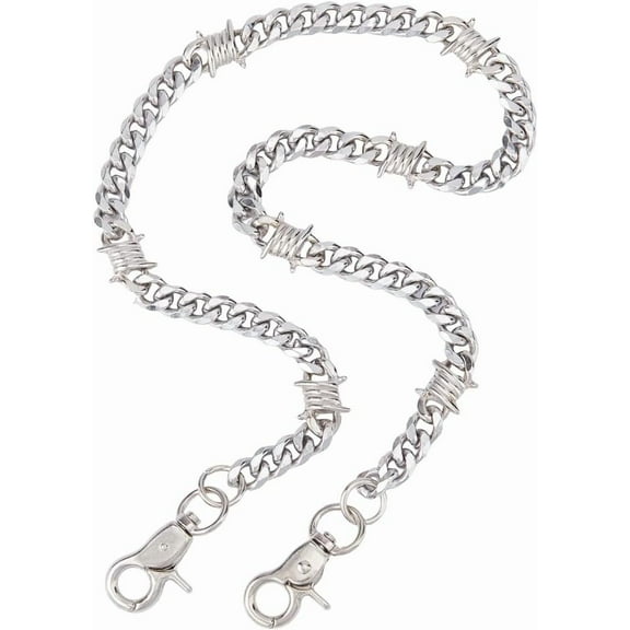 1Pc Biker Wallet Chain Heavy Duty Pocket Chain Stainless Steel Punk Style Jeans Chains Fashion Wallet Chains