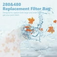 thumbnail image 2 of Pool Spa Zippered Bags Replacement for Polaris 280, 480 Pool Cleaner All Purpose Filter Bags K13 K16 (2 Pack), 2 of 6