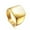 Gold-7#, variant on K-KED Men Titanium Steel Ring Fine Polished Square Rings Male Fashion Finger Jewelry-Gold-12#