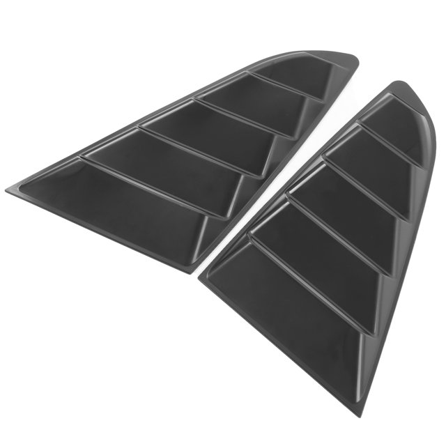 Accesorio para vehículo con ventana de ventilación lateral 2 uds persiana de ventana lateral negra para coche cubierta parasol para parabrisas apta para Ford Mustang ANGGREK Otros