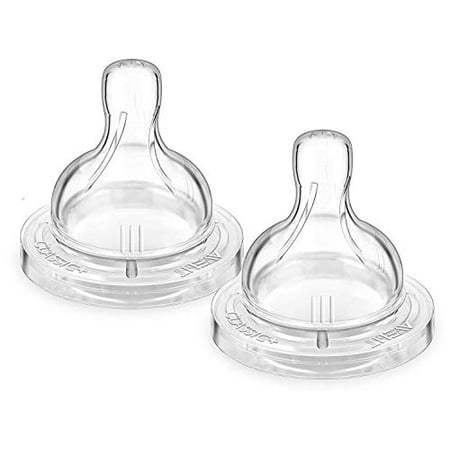 Philips AVENT 2 Count BPA Free Classic Nipple Variable Flow 3 months plus