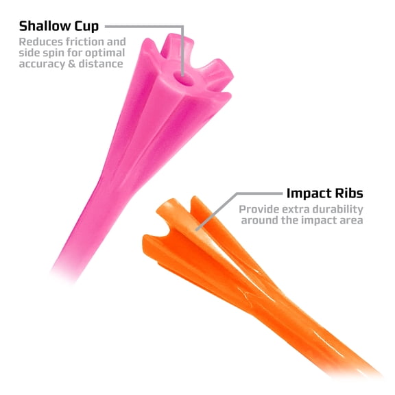 Callaway Golf Performance 2.75 Inch Neon Golf Tees