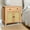 Natural Oak, variant on COMHOMA Rattan End Table and Storage Cabinet with Drawer and Shelves, Accent Table for Living Room, Walnut