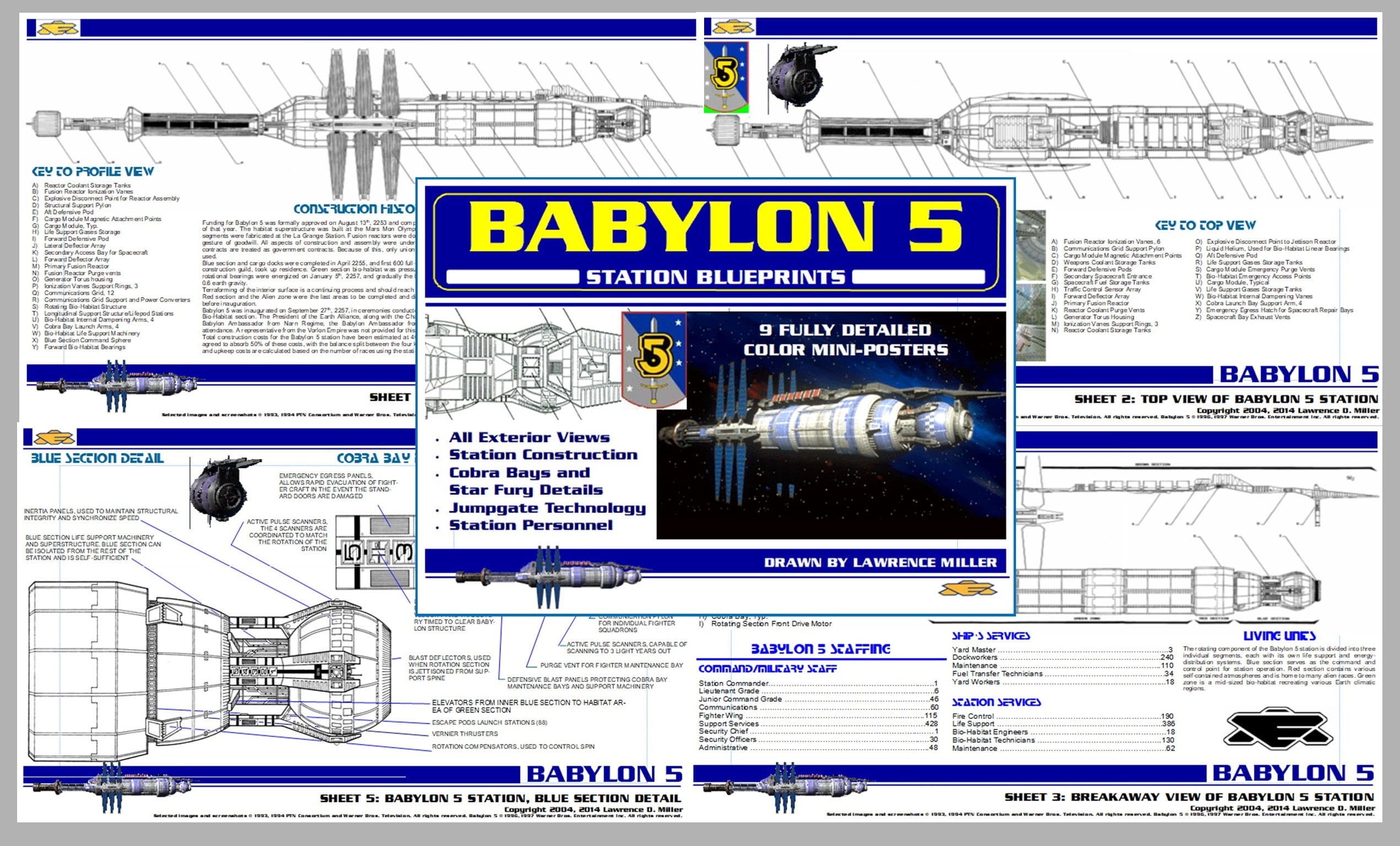 Babylon 5 Station Blueprints - Walmart.com