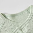 thumbnail image 5 of Jalioing Newborn Cotton Rompers Soft Comfortable Tie Side Bodysuit Solid Color Long Sleeve Romper for Baby Boy Girl, 5 of 6