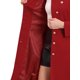 thumbnail image 5 of Abrigo Peacoat Chic para Mujeres Invierno con Cuello Alto, Botones y Cinturón, Color Rojo, 5 of 6