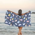 thumbnail image 5 of KLL Cute Baby Animals Microfiber Beach Towel Fast Drying,Extra Large 31.5"x63" Sand Free Beach Towel Super Lightweight Towels, 5 of 5