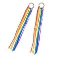 thumbnail image 4 of 2 piezas de juguetes de anillo de cinta sensorial para que desarrollan el juguete sensorial de reconocimiento de recién nacidos Arco iris con sonajero CUTICAT Anillo de cinta, 4 of 8