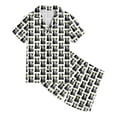 thumbnail image 3 of XEGLSBU Girls Pajamas Satin 2 Piece Long Sleeve Long Pants Pajama Set Kids Cute Button down Sleepwear, 3 of 3