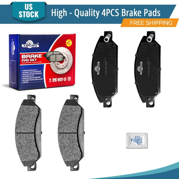 YXPCARS D1092: 4PCS Front Ceramic Brake Pads Set