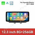 thumbnail image 2 of ZWNAV Android 14 Carplay Auto Stereo Multimedia Player For Hyundai Elantra 2017-2020 Car Radio GPS Navigation 12.3" Tape Recorder Head Unit, 2 of 14