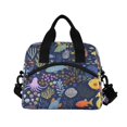 thumbnail image 6 of FORMRS Reusable Lunch Bag for Work School Leakproof Insulated Cooler with Adjustable Shoulder Strap, Cartoon Ocean Pattern, 6 of 6