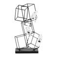 thumbnail image 2 of Estatua abstracta de Thinker, adorno de escritorio de aleación, colección única de escritorio para dormitorio, oficina, gabinete novedoso, decoración, 2 of 8