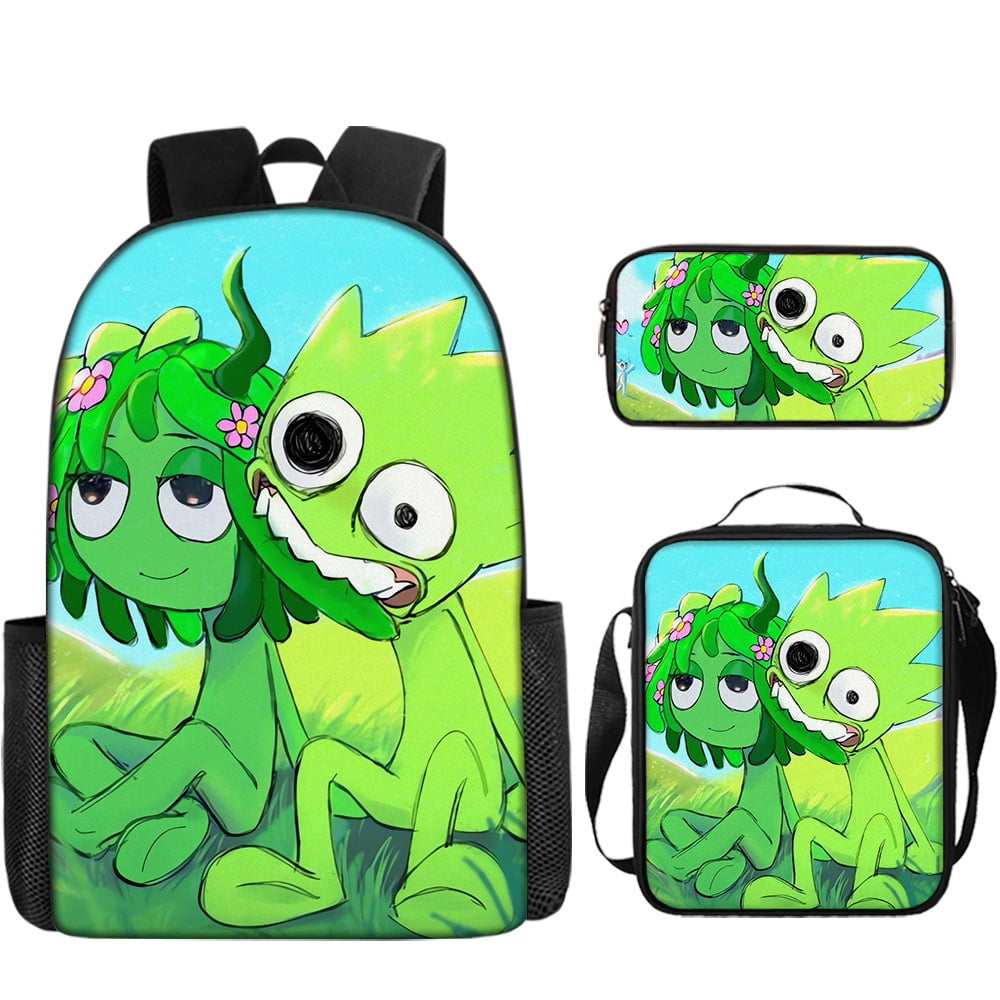WovenWink Sprunky Backpacks, Sprunki Back Packs Pencil Bags Crossbody Bags Games Mochila Travel Back Packs, Best Gifts for Game Fans Birthday Graduation Theme Party