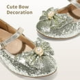 thumbnail image 3 of DREAM PAIRS Girls Dress Shoes Low Heel Flower Party Wedding Princess Mary Jane Shoes, 3 of 5