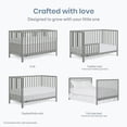 thumbnail image 6 of Dream On Me Synergy Wave 5-in-1 Convertible Crib, Seagrass, 6 of 10
