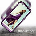 thumbnail image 7 of Dteck Galaxy S8 Case, Dteck Heavy Dual Layer Rugged Shockproof Case Hard PC Protective Back Cover For Samsung Galaxy S8, Purple, 7 of 7
