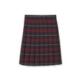 thumbnail image 2 of French Toast Girls School Uniform Adjustable Waist Mid Length Plaid Pleated Scooter Skirt, Sizes 4-20 & Plus, 2 of 2