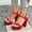 🔥 Red, variant on Sentmoon Comfortable Heels for Women Women Fashionable Casual Style Comfortable French Plus Size One Line High Heels with Shiny Diamond Temperament Versatile and Beautiful Sandals