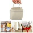 thumbnail image 7 of Unique Bargains Floral Makeup Bag Zipper Flower Cosmetic Pouch Beige, 7 of 7